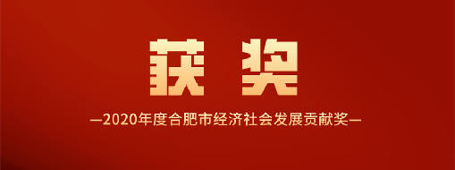 又得一獎！中水三立喜獲2020年度合肥市經(jīng)濟社會發(fā)展貢獻獎